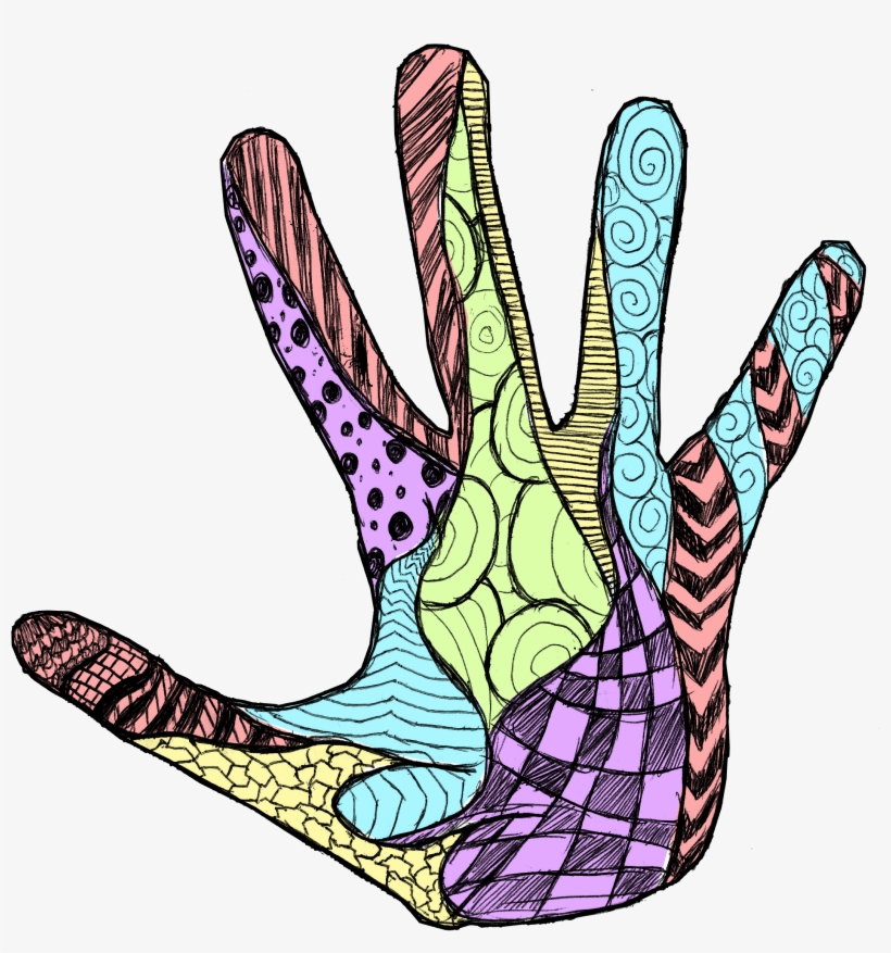 Doodle Hand - Hand, transparent png download