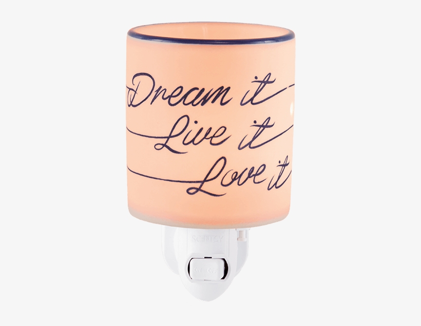 Buy Dream It, Live It, Love It Mini Scentsy Warmer - Dream It Scentsy Warmer, transparent png download