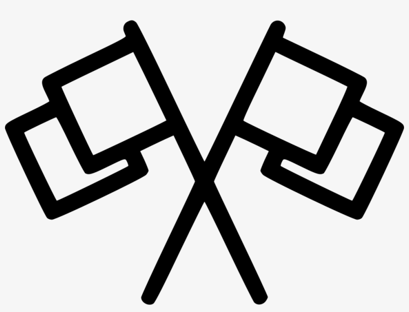 Flag Flags Finish Racing - くま さん の イラスト, transparent png download
