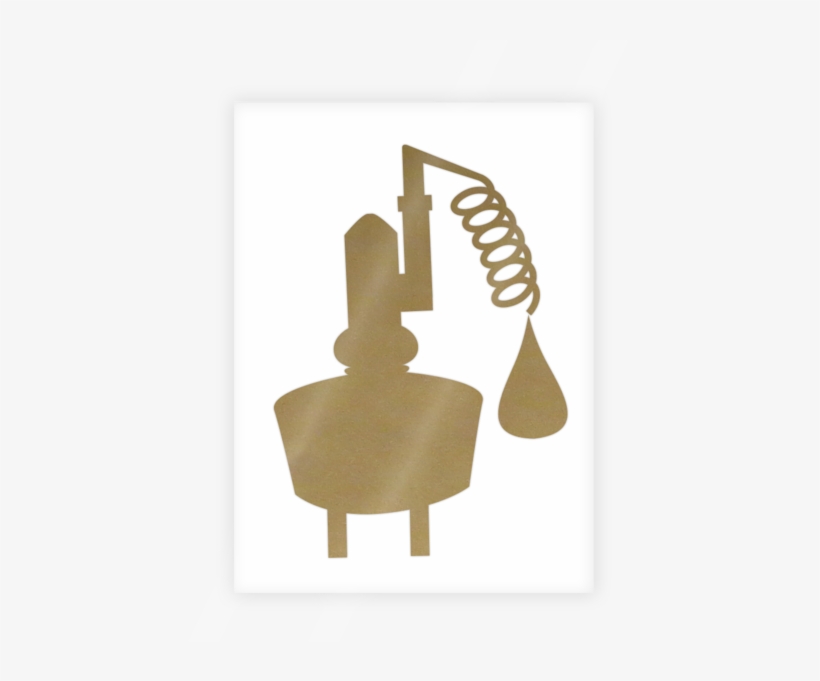 Gold Still Sticker - Breckenridge Distillery Logo, transparent png download