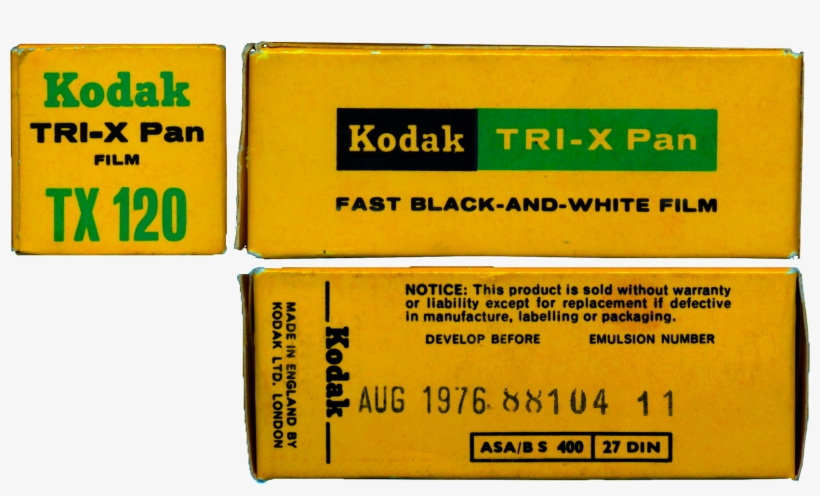 Kodak Tx 120 Ex 1975 - Kodak, transparent png download
