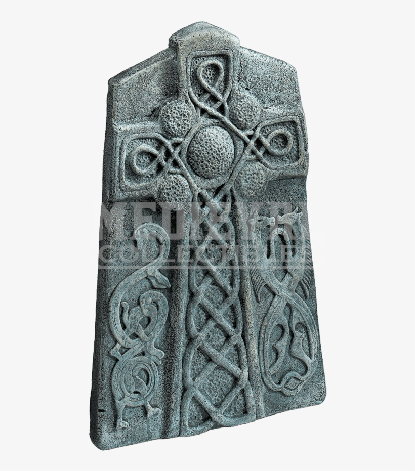 Celtic Cross Tombstone Prop - Cross Tombstone, transparent png download