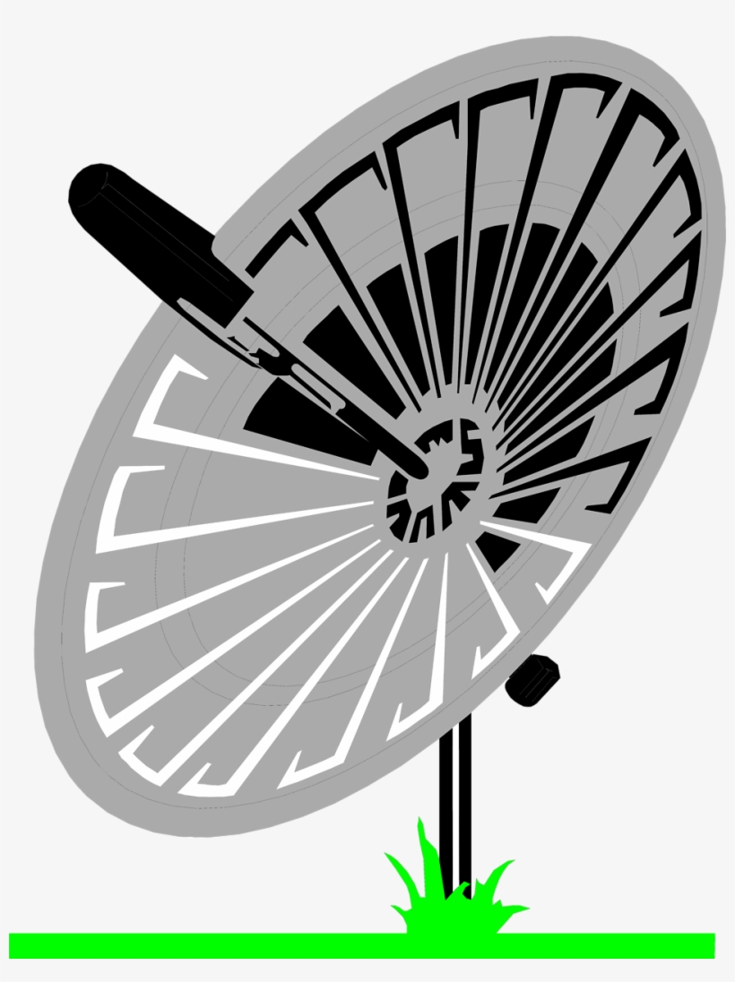 Dish Free Stock Photo Illustration Of A - Dish Antenna Clip Art Png, transparent png download