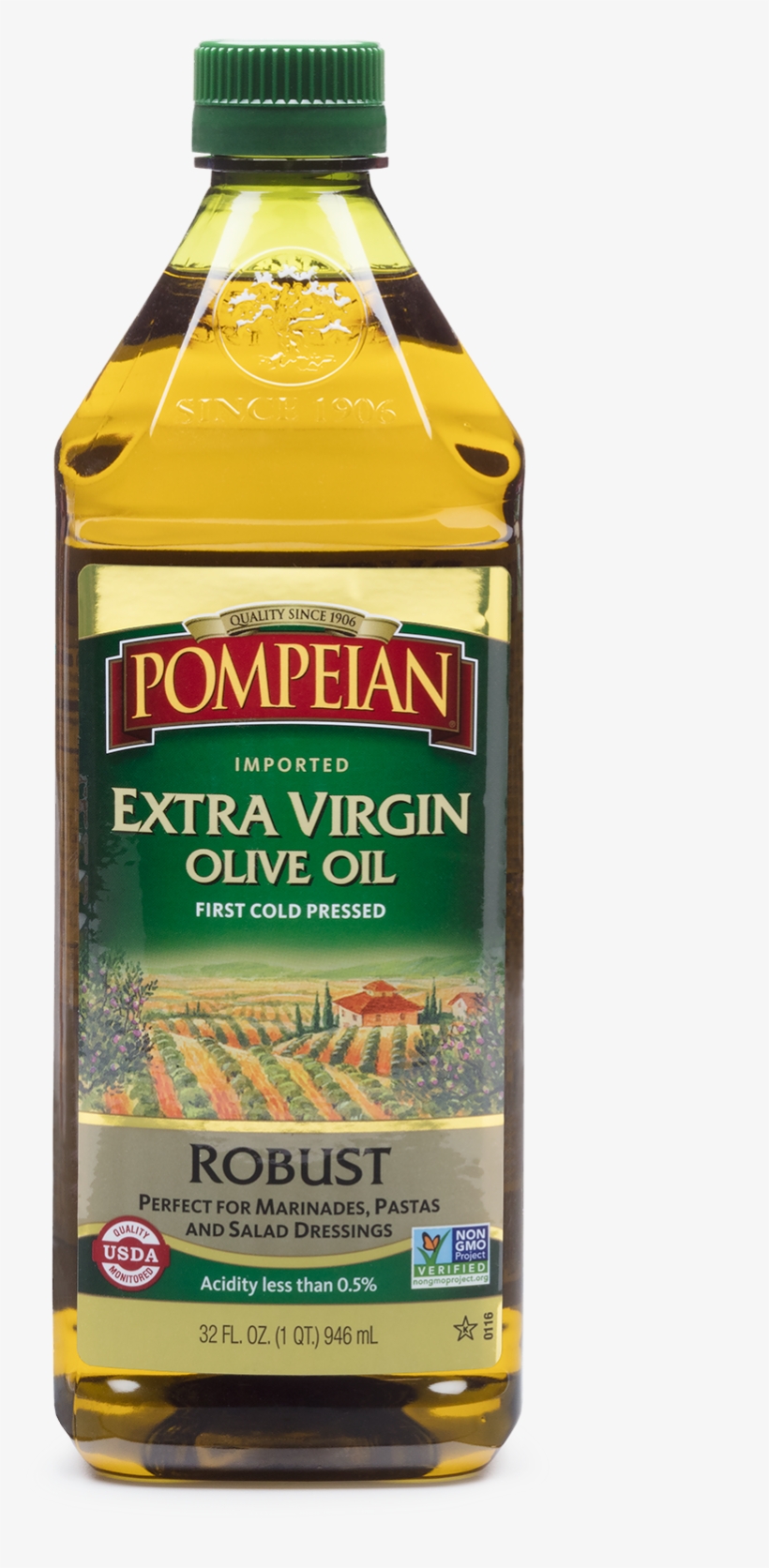 Pom Olive Oil - Pompeian Extra Virgin Olive Oil (12x16oz), transparent png download