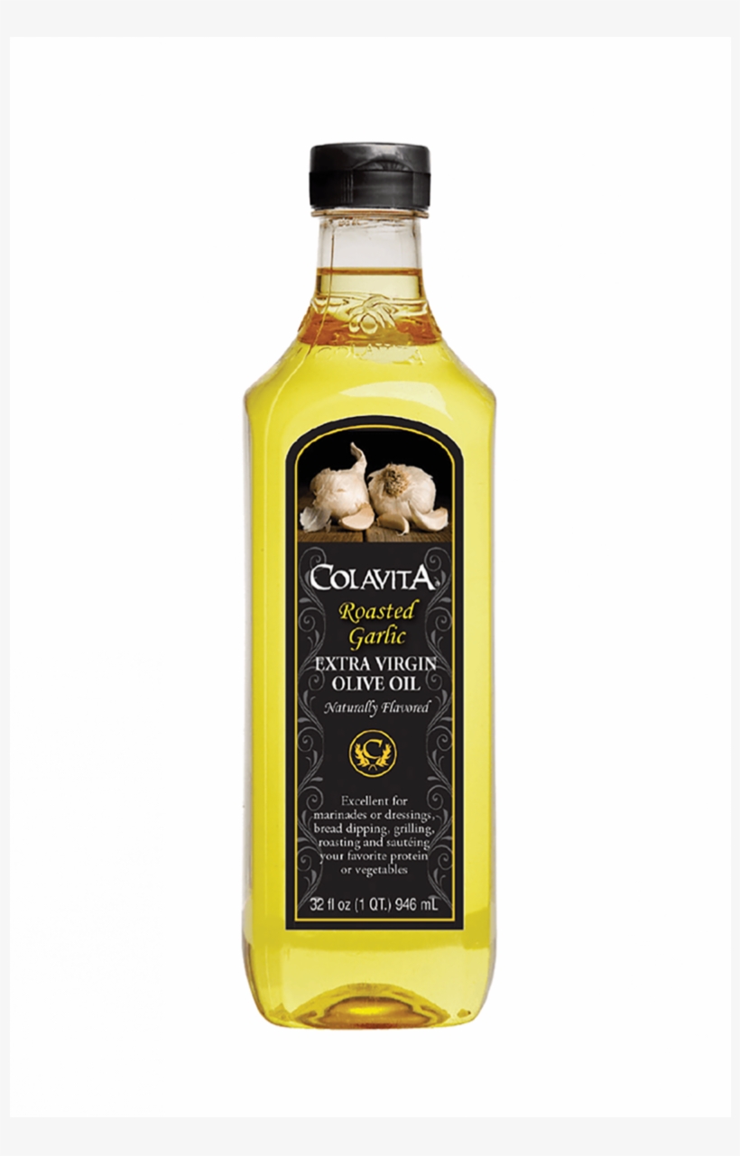 Previous - Next - Colavita Roasted Garlic Extra Virgin Olive Oil, 32, transparent png download