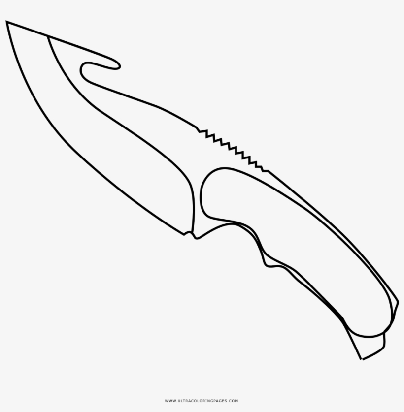 Vector Free Library Karambit Drawing - Imagenes De Cuchillos Para Dibujar, transparent png download