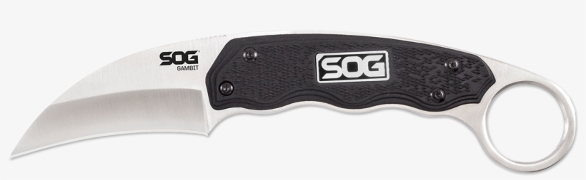 Key West Knife Works - Sog Gb1001-cp Gambit Fixed-blade Knife, transparent png download