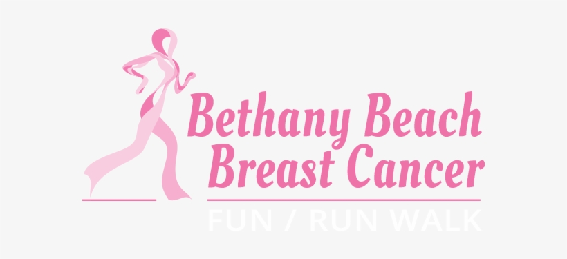 Bethany Beach Breast Cancer Fun Run - Logo Of Breast Cancer, transparent png download