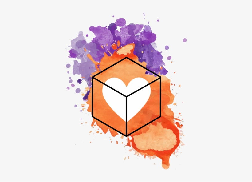 Purple Watercolor Splatter Background, transparent png download