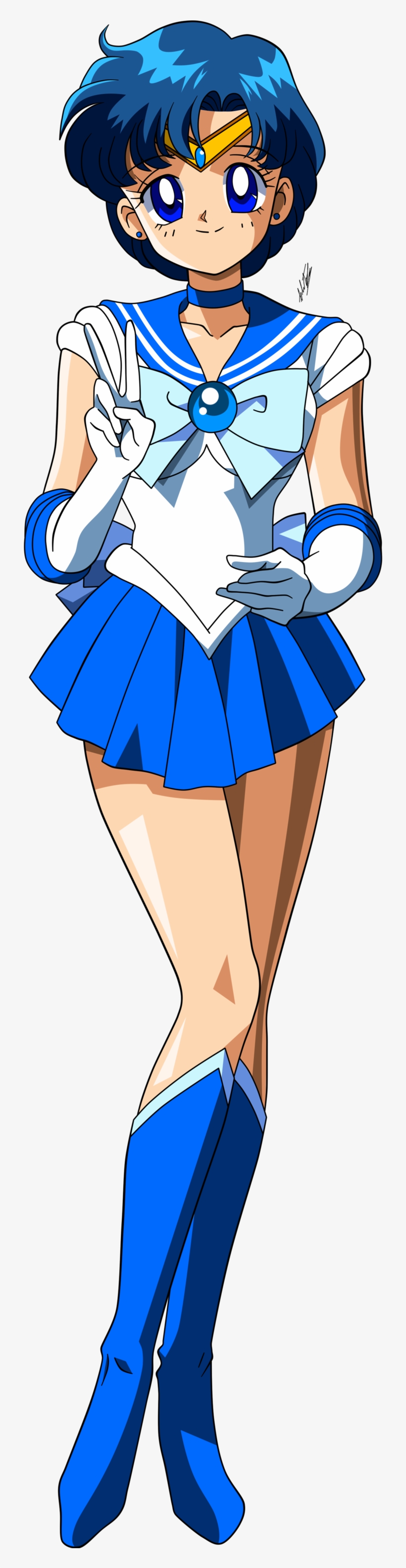 Sailor Mercury - Sailor Mercury Png, transparent png download