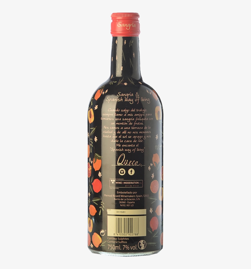 Queca Sangría Tinta - Sangria, transparent png download