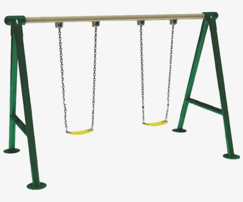 Double Swing With Frp Seat - Garden Swings Png, transparent png download