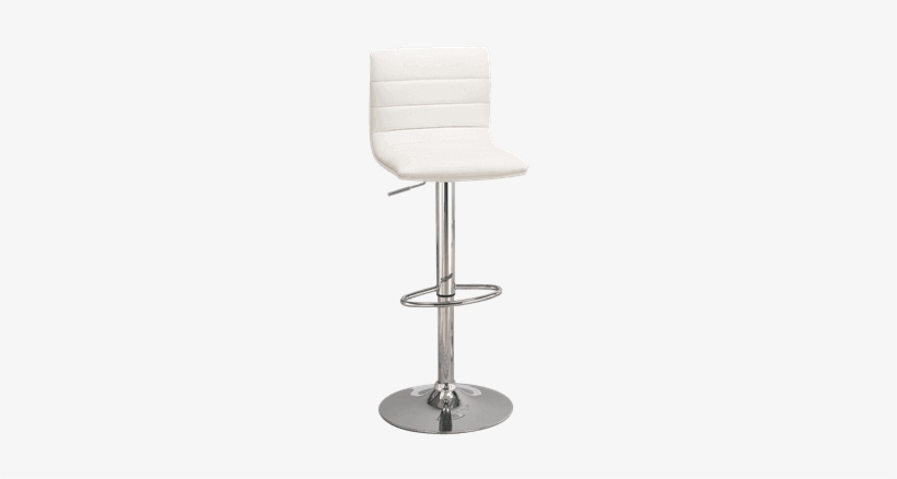 Aero White Adjustable Ht Stool - Coaster Co. White Barstool With Adjustable Height Seat, transparent png download