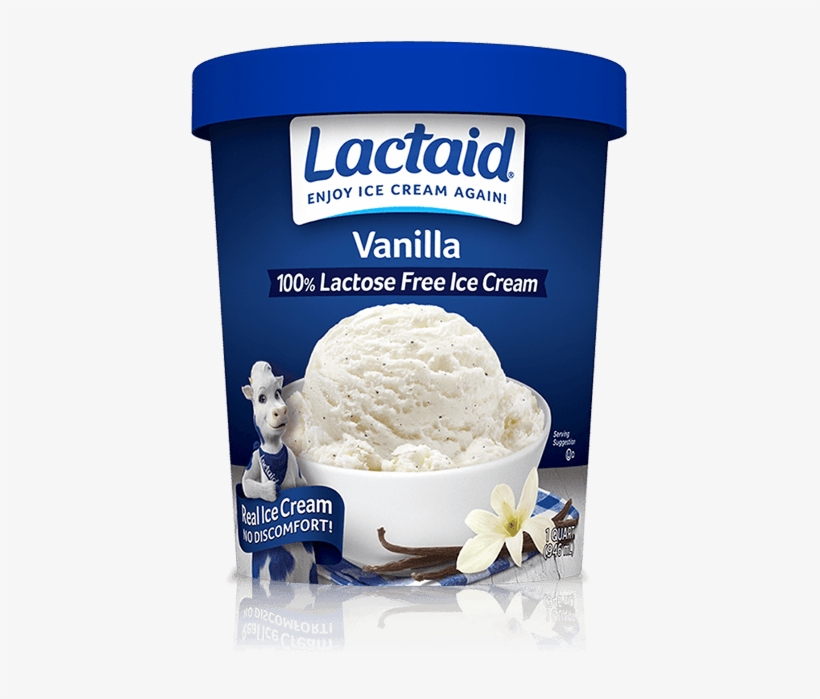 Lactaid® Vanilla Ice Cream - Lactaid Chocolate Ice Cream, transparent png download