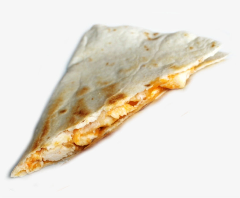 A Quesadilla Is A Cooked Tortilla With Cheese And Meat - What's A Quesadilla, transparent png download