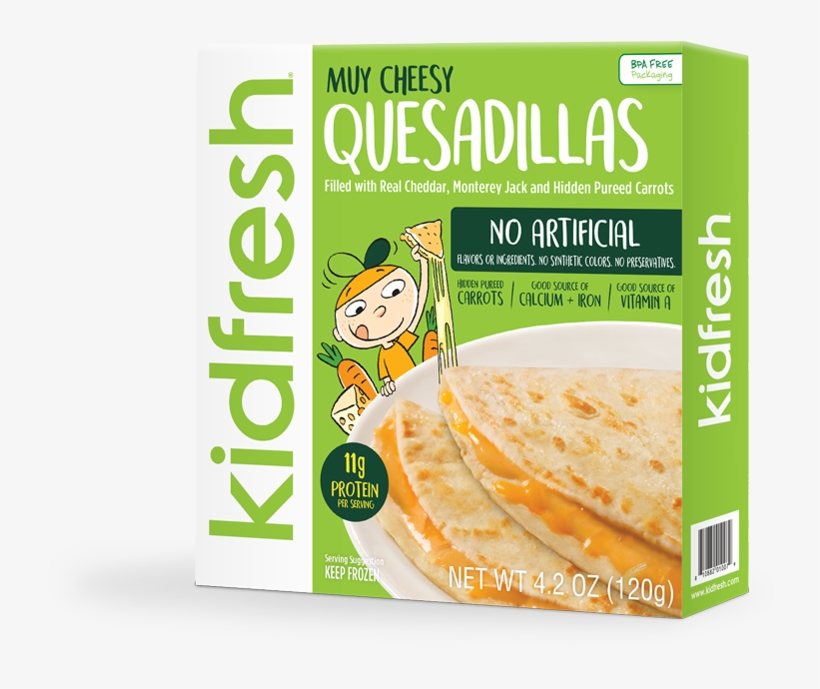 Muy Cheesy Quesadillas - Kidfresh Meals, transparent png download