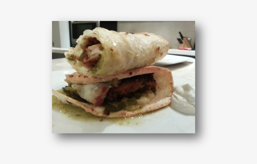 Chicken Milanese Quesadilla - Milanesa, transparent png download