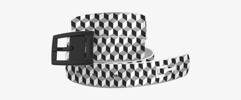 3d Cubes Black Classic - Buckle, transparent png download