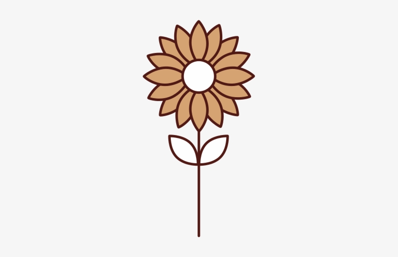 Flower Floral Decoration Nature Photos By Canva - Sunflower Drawings, transparent png download