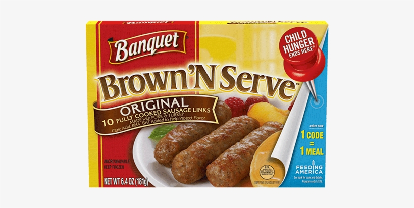 Brown 'n Serve Original Sausage Links - Brown And Serve Sausage Links, transparent png download