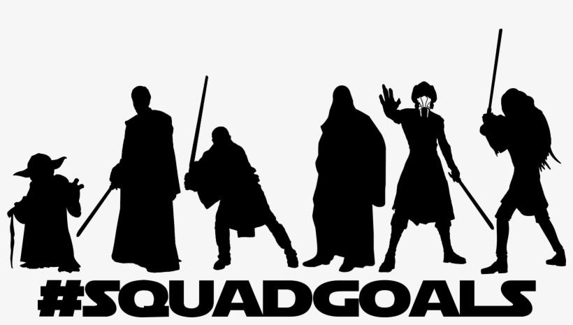 Jedi Masters - Star Wars Silhouette Free, transparent png download