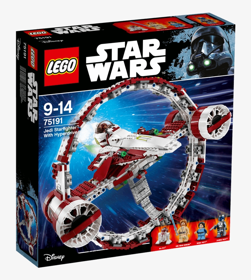 Lego Star Wars Jedi Starfighter™ With Hyperdrive - Lego Star Wars Summer 2017 Sets, transparent png download