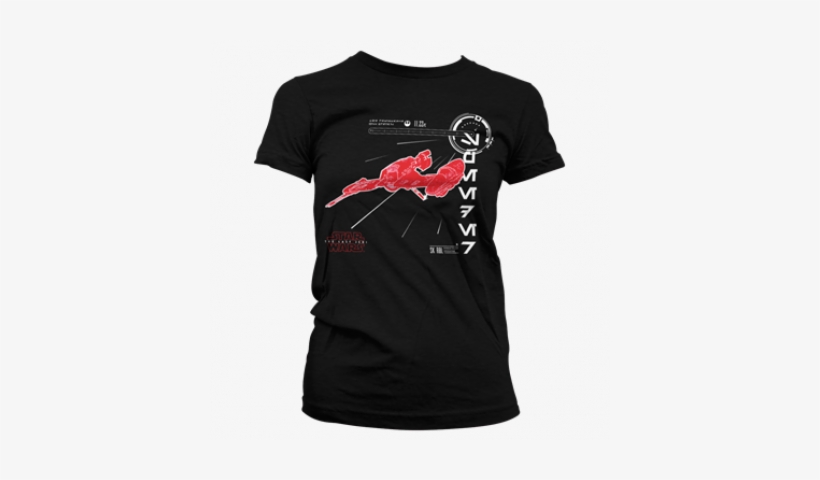 Star Wars The Last Jedi Sk Rbl Girly Tee - Scooby Doo Brown Shirt, transparent png download