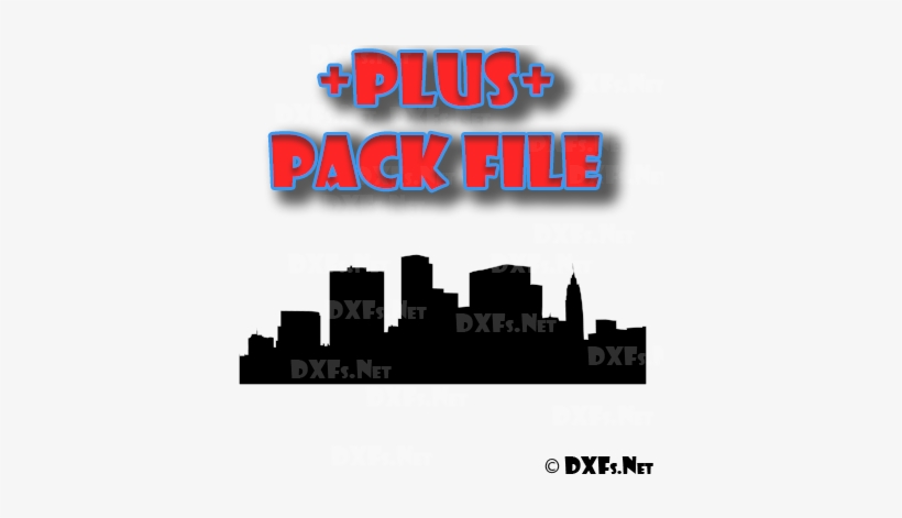 Dxf267-p Cityscape Building Silhouette Modern Retro - Half Circle Design Cnc, transparent png download