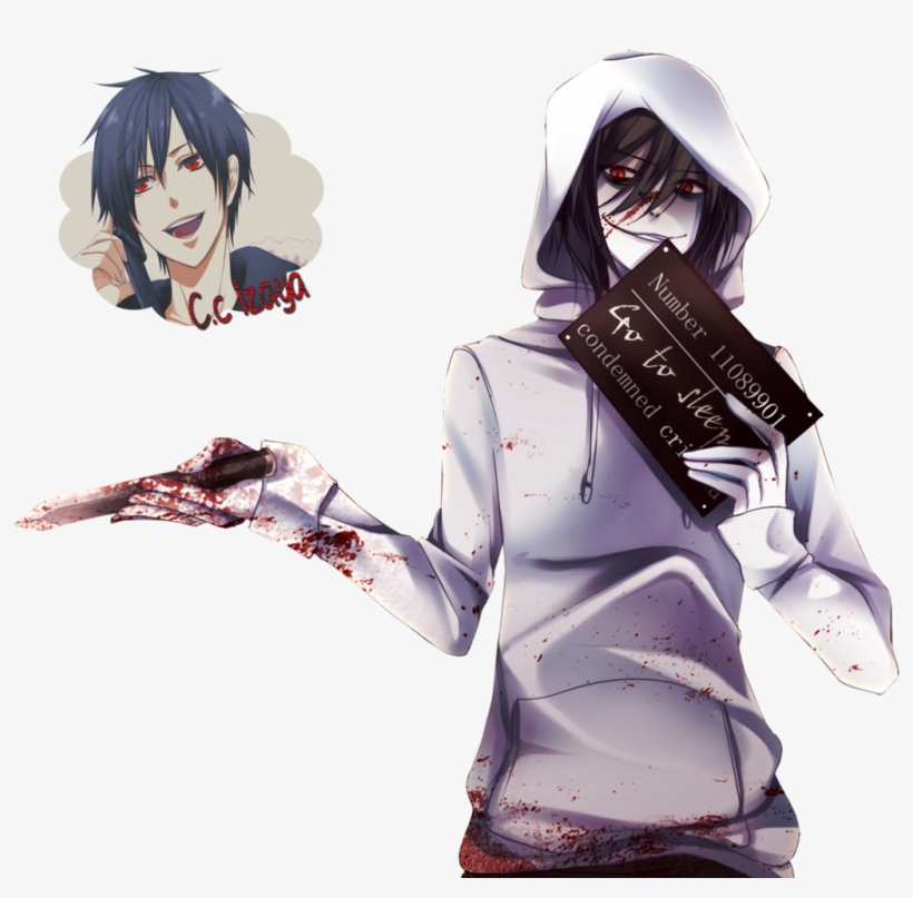 Jeff The Killer - Todos Los Creepypastas Juntos Anime, transparent png download
