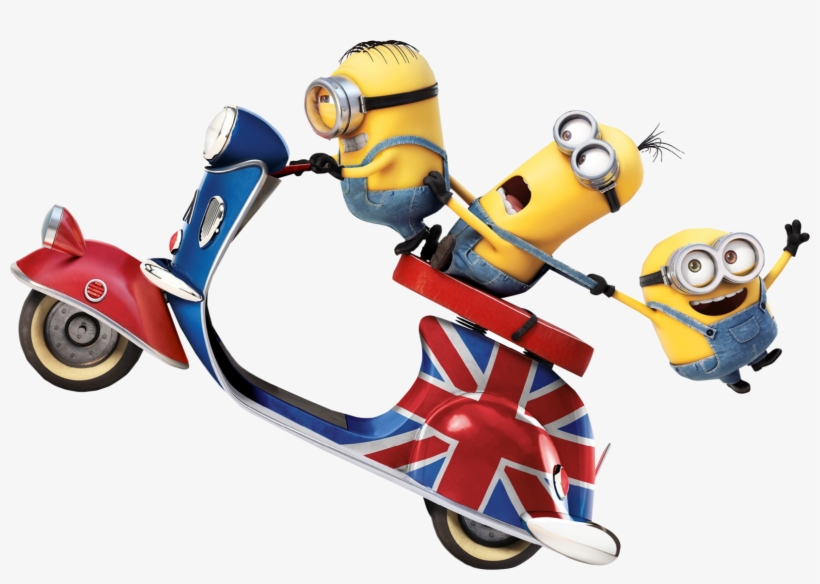 Meu Malvado Favorito Minions Na Moto Png - Eincar Quad Core Android 5.1 Lollipop Car Dvd Double, transparent png download
