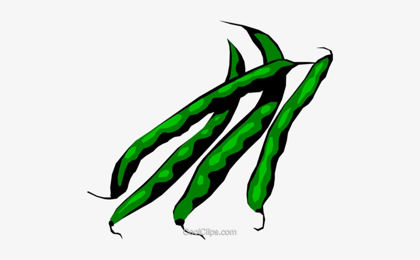 Download Green Beans Royalty Free Vector Clip Art Illustration - Green ...