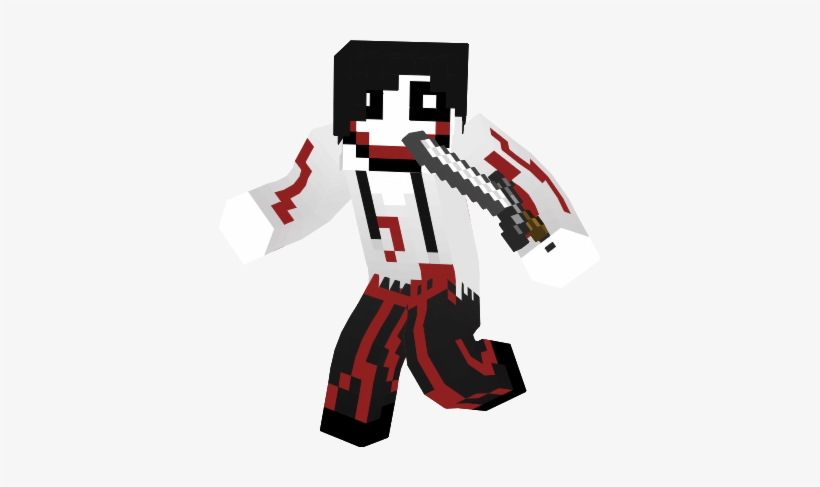 Download Jeff The Killer Minecraft Png | Transparent PNG Download | SeekPNG
