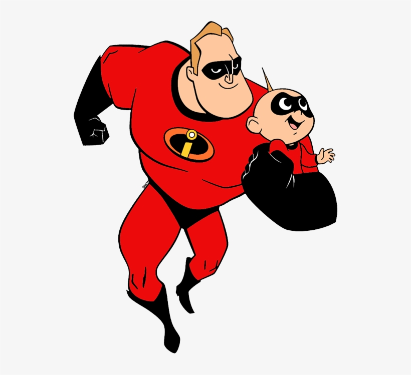 Mr Graphic Free Incredible Huge Freebie - Mr Incredible And Jack Jack, transparent png download