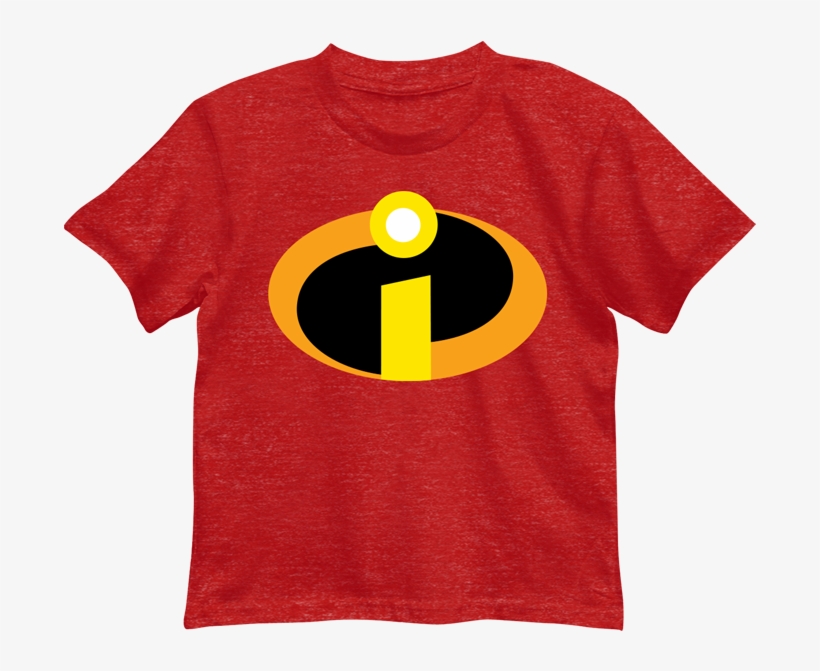 Disney Little Boys' The Incredibles Logo Costume T-shirt - Incredibles, transparent png download
