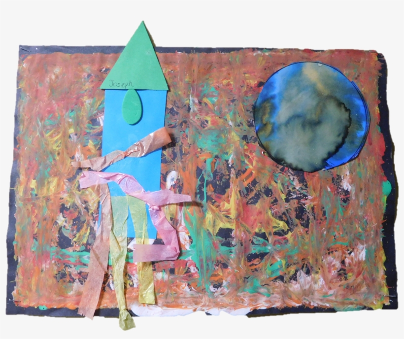 The Background Of These Space Pictures Were Inspired - Modern Art, transparent png download