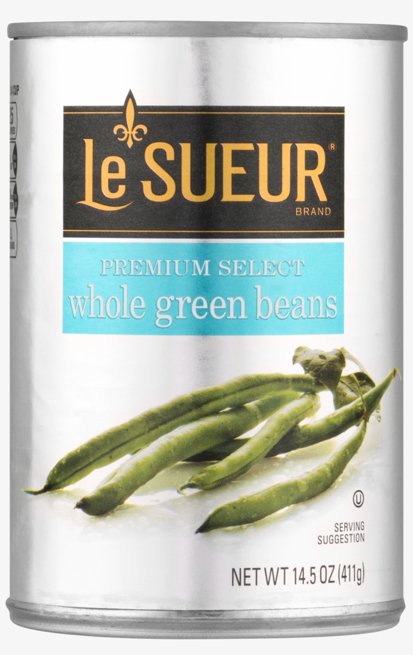 Le Sueur Green Beans, Whole, Premium Select - 14.5, transparent png download