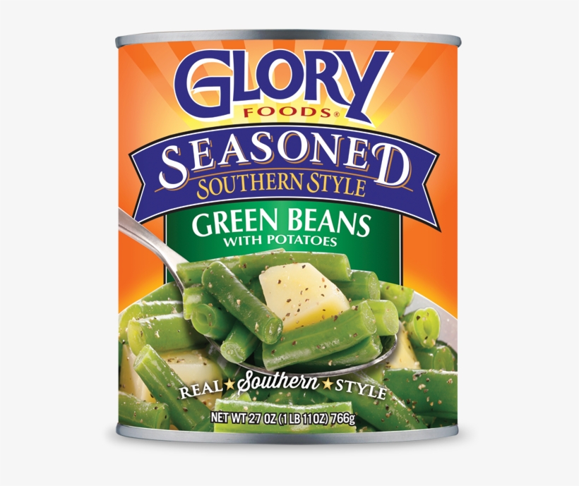 Seasoned Green Beans With Potatoes - Glory Foods Seasoned Southern Style Italian Green Beans, transparent png download