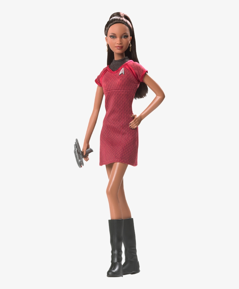 Barbie Doll Png Transparent Images - Mattel Lt. Uhura Barbie Star Trek Dolls New Movie, transparent png download