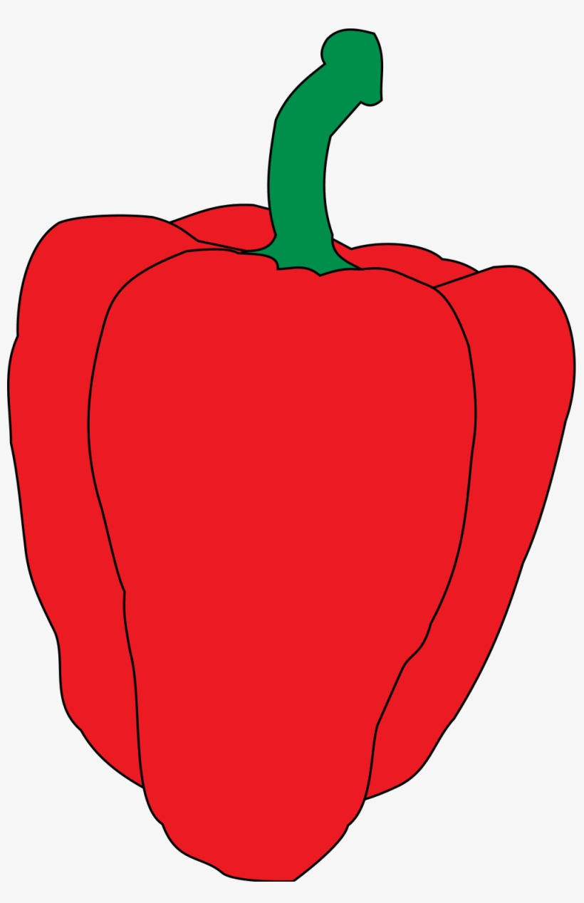 File - Pimiento - Svg - Chile Morron Vector, transparent png download