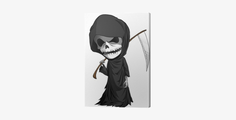 Illustration Of Grim Reaper With Scythe Isolated On - Dibujo De La Muerte, transparent png download