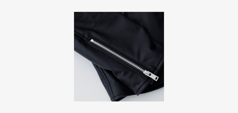 Faux Leather Jacket - Leather Jacket, transparent png download