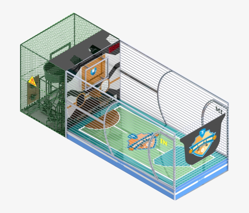 Duck Throw & Basket Ball Game Comes With Three Types - Cage, transparent png download