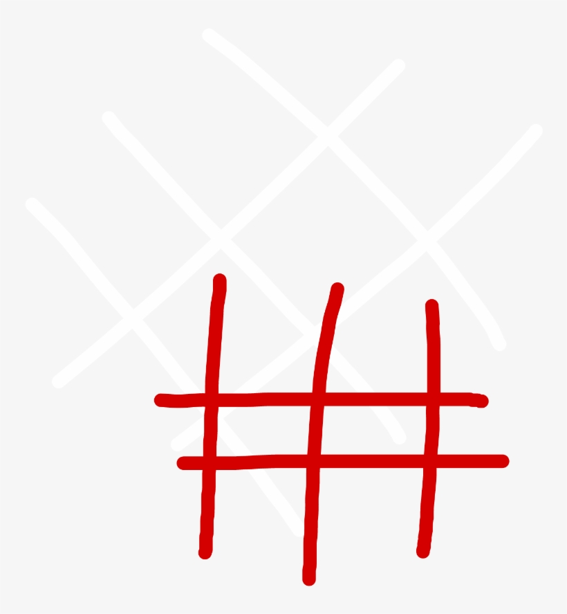 Red Lines White Artistic Mylife Ftestickers - Circle, transparent png download