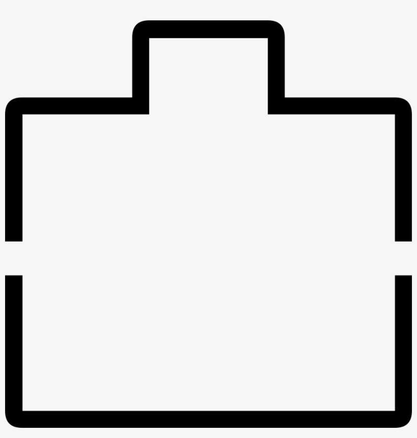Camera Frame - - Briefcase Outline, transparent png download