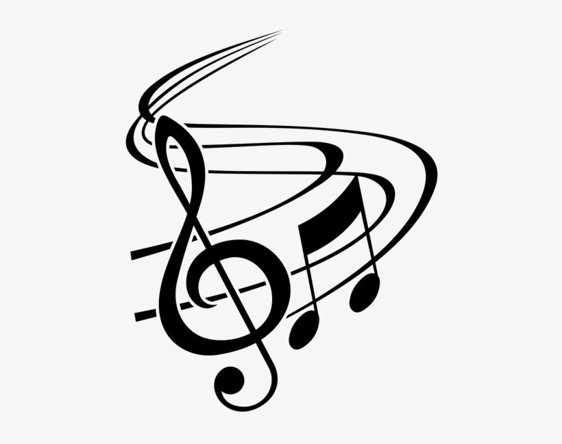 Music Notes Png Pic - G Clef Notes Png, transparent png download