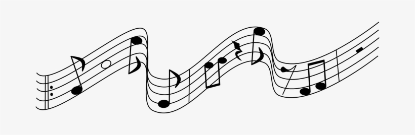Melody Music Notes Flying Stave Stylized M - Melody Png, transparent png download