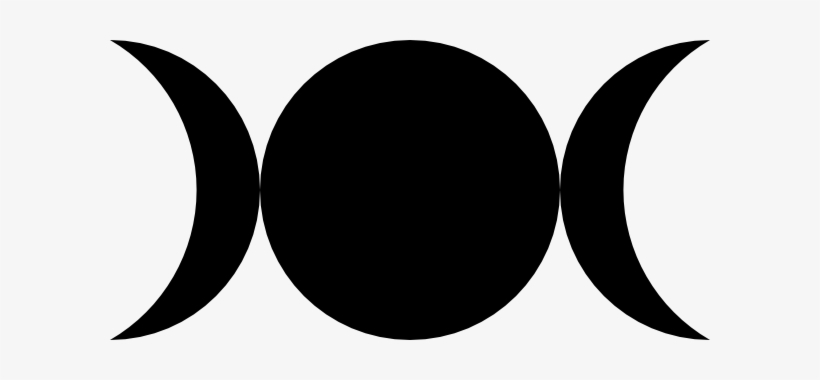 Free Vector Triple Goddess Clip Art - Triple Moon, transparent png download