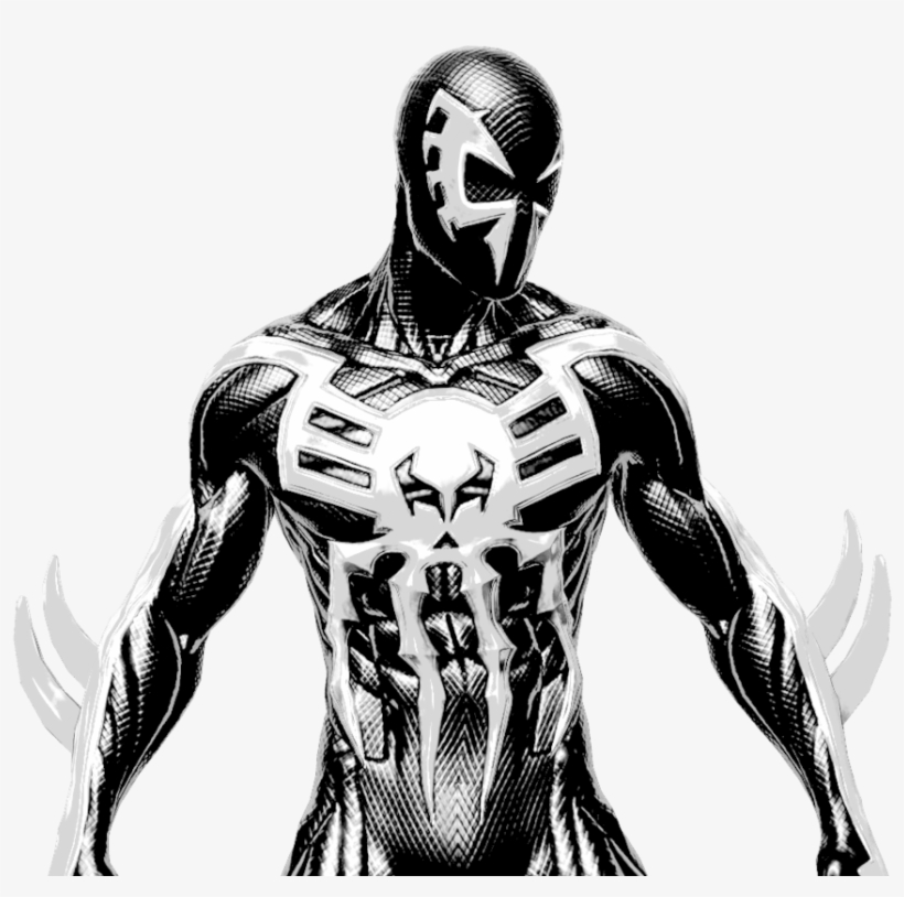 Blacksuit2099 - Spider Man 2099 White, transparent png download