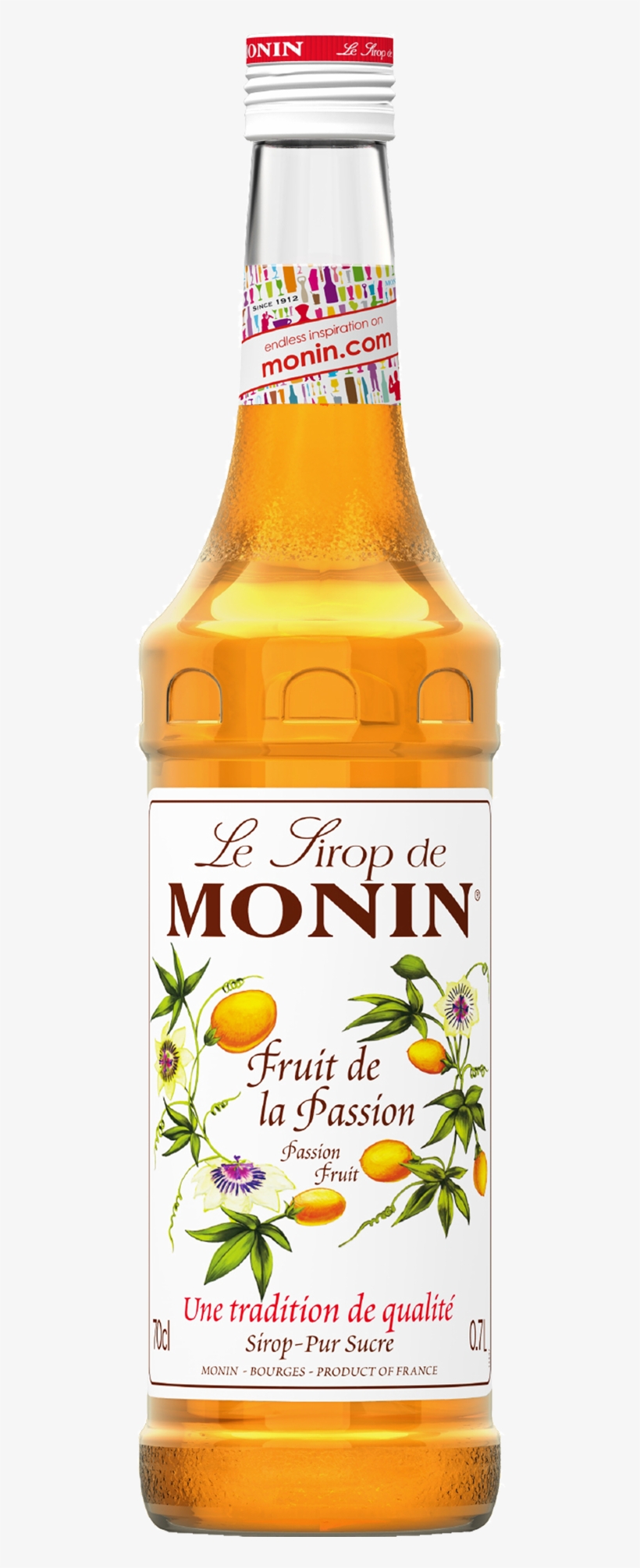 Monin Passionfruit Syrup 700ml - Monin Fruit De La Passion, transparent png download
