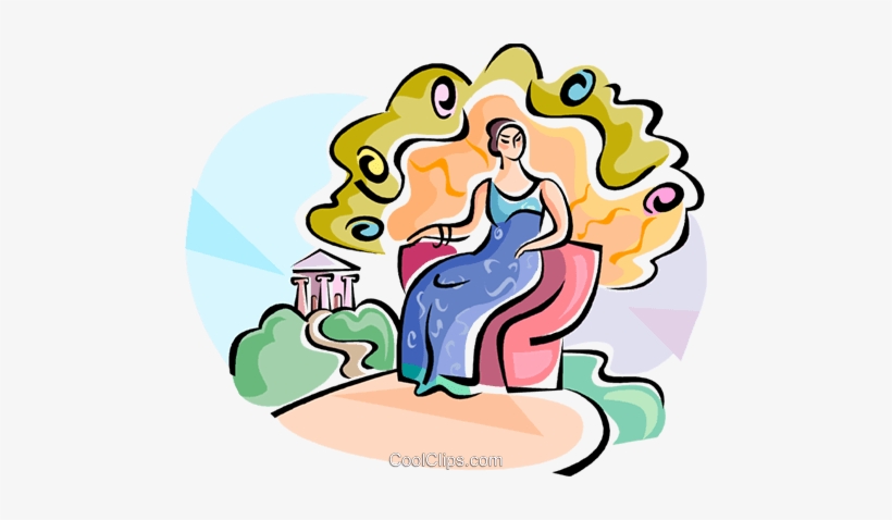 Greek Gods Hera Goddess Of Marriage Royalty Free Vector - Gods And Goddesses Clip Art, transparent png download